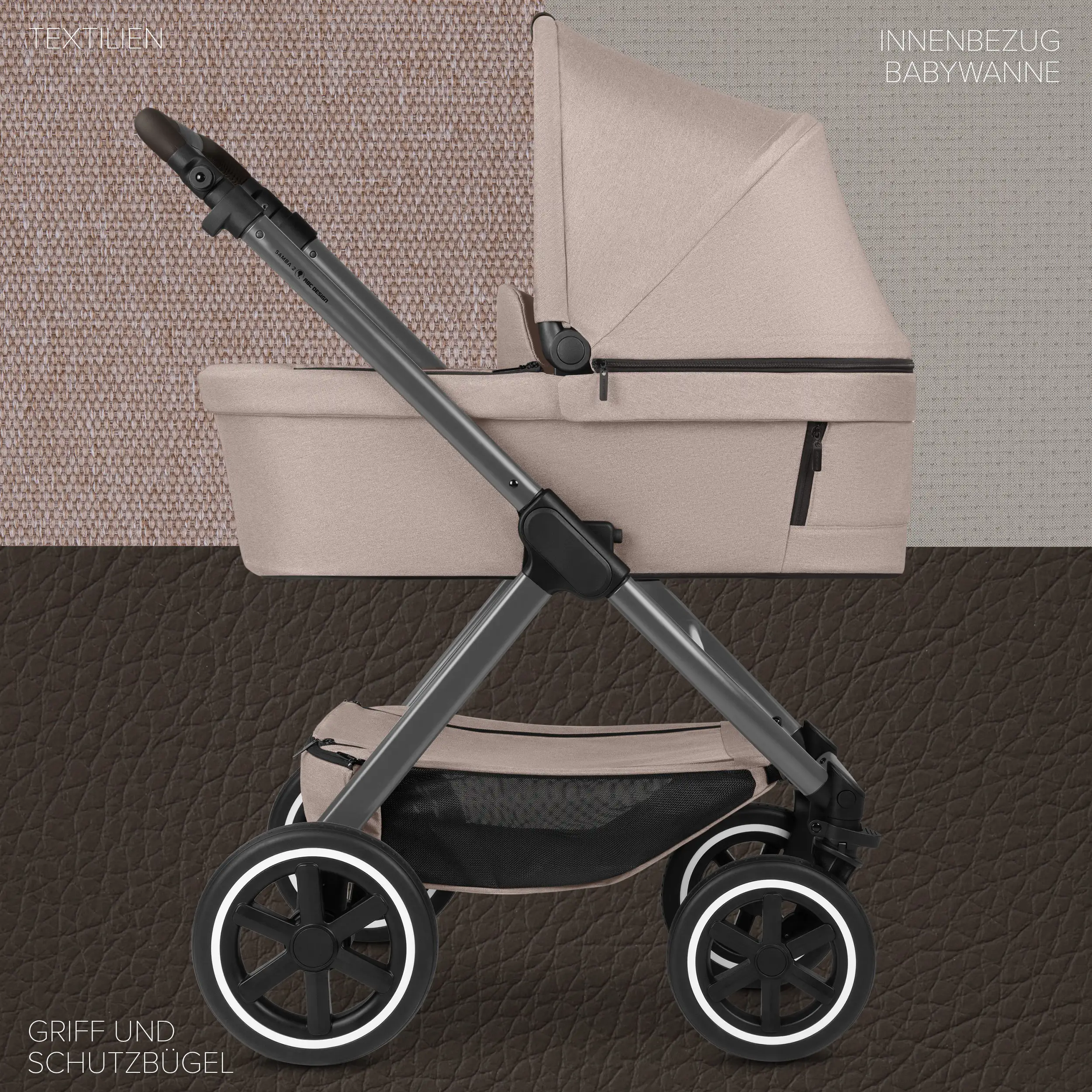 passeggino 3in1 Samba 2 - Cammello