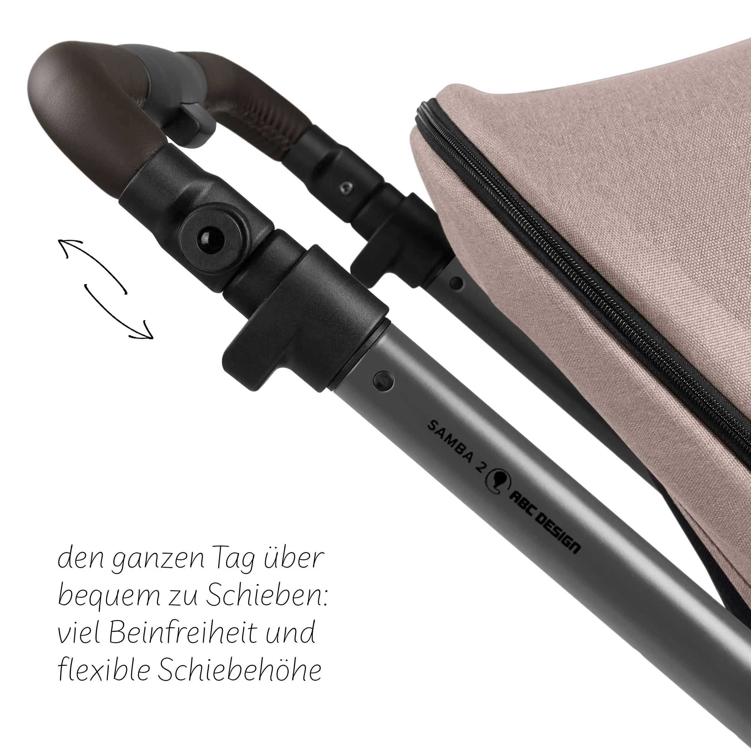 Travel-Set Samba 2 inkl. Autositz für Neugeborene - Camel
