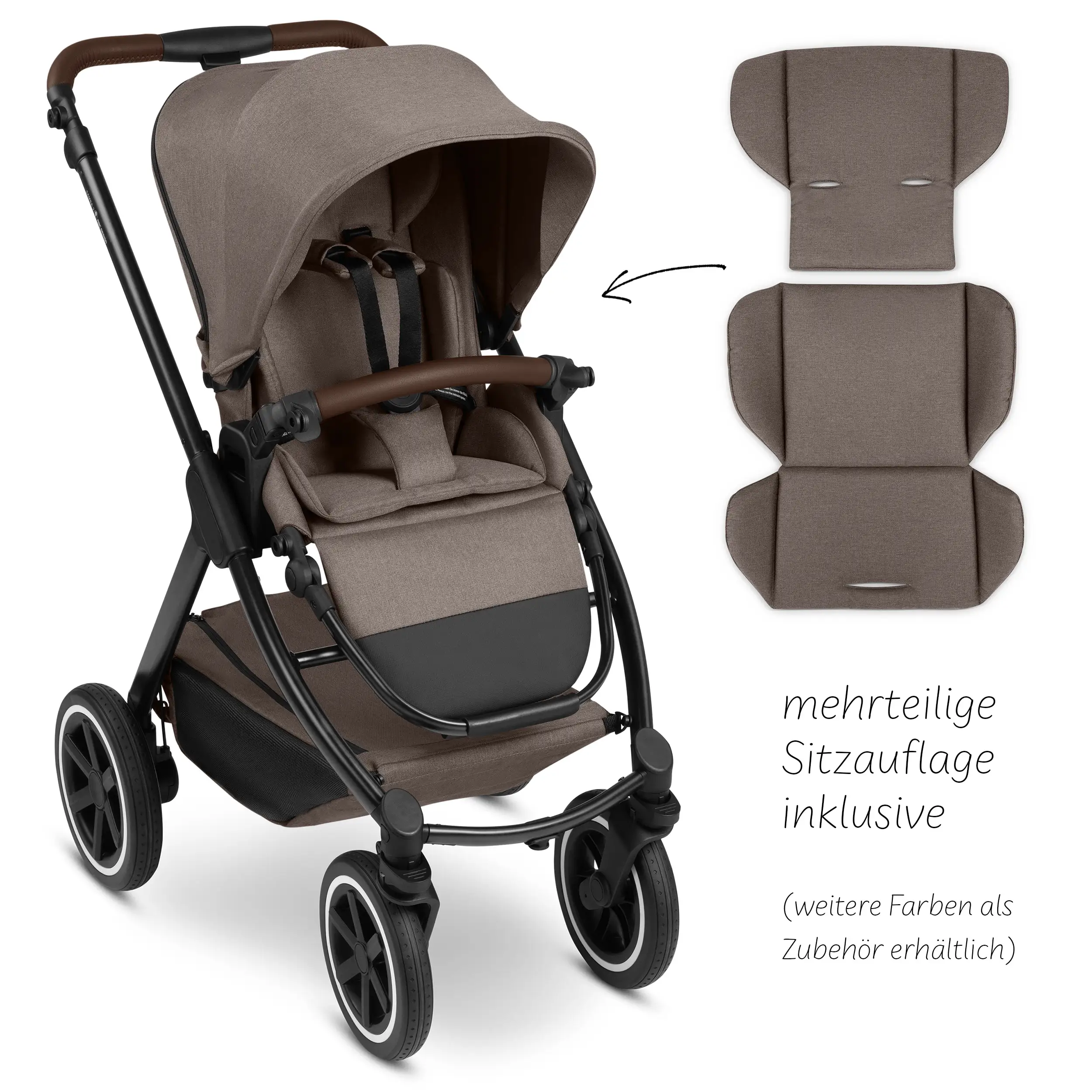 Travel system Samba 2 incl. Calla lie-flat infant car seat - Nature