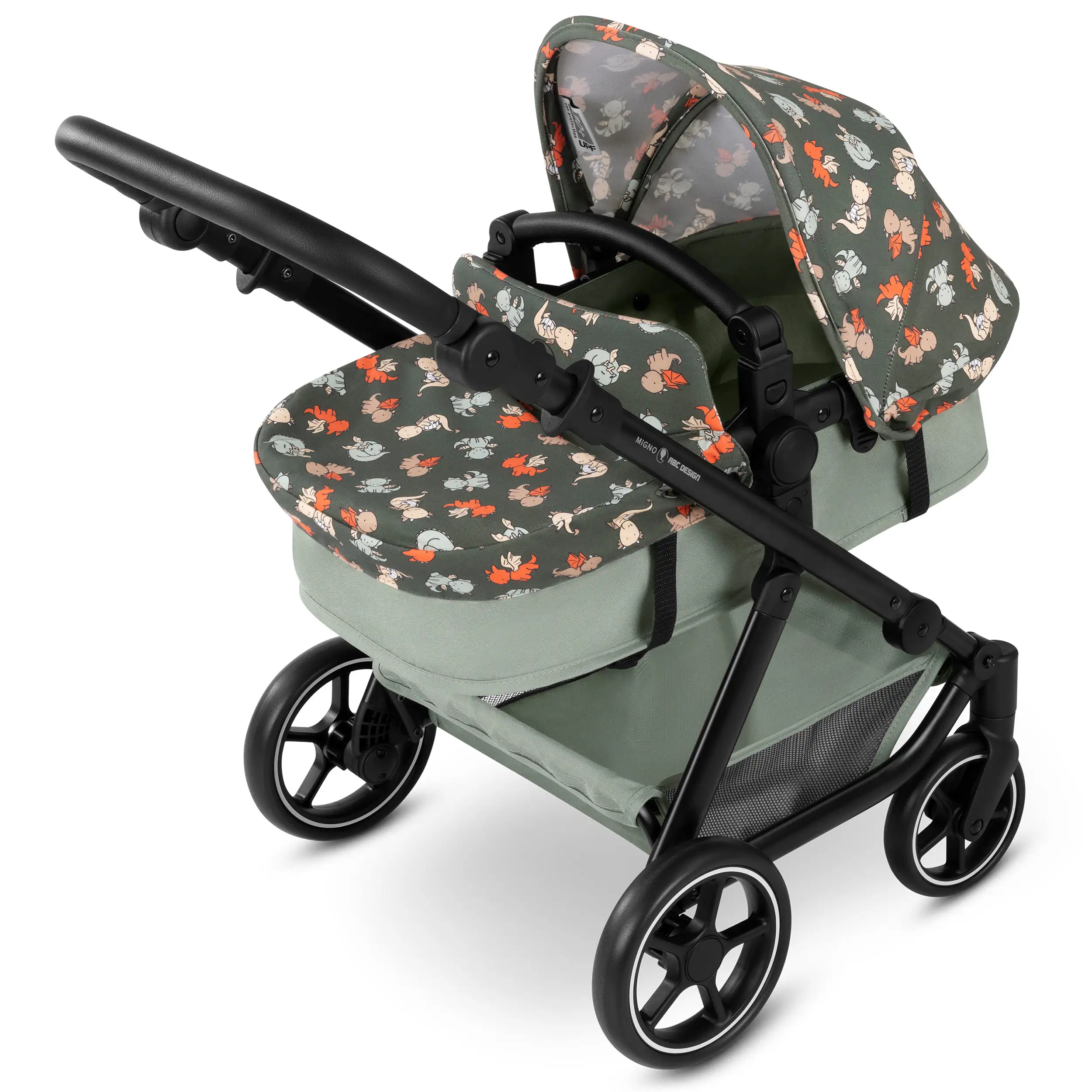Poussette pour poupees ABC Design Migno Dragon