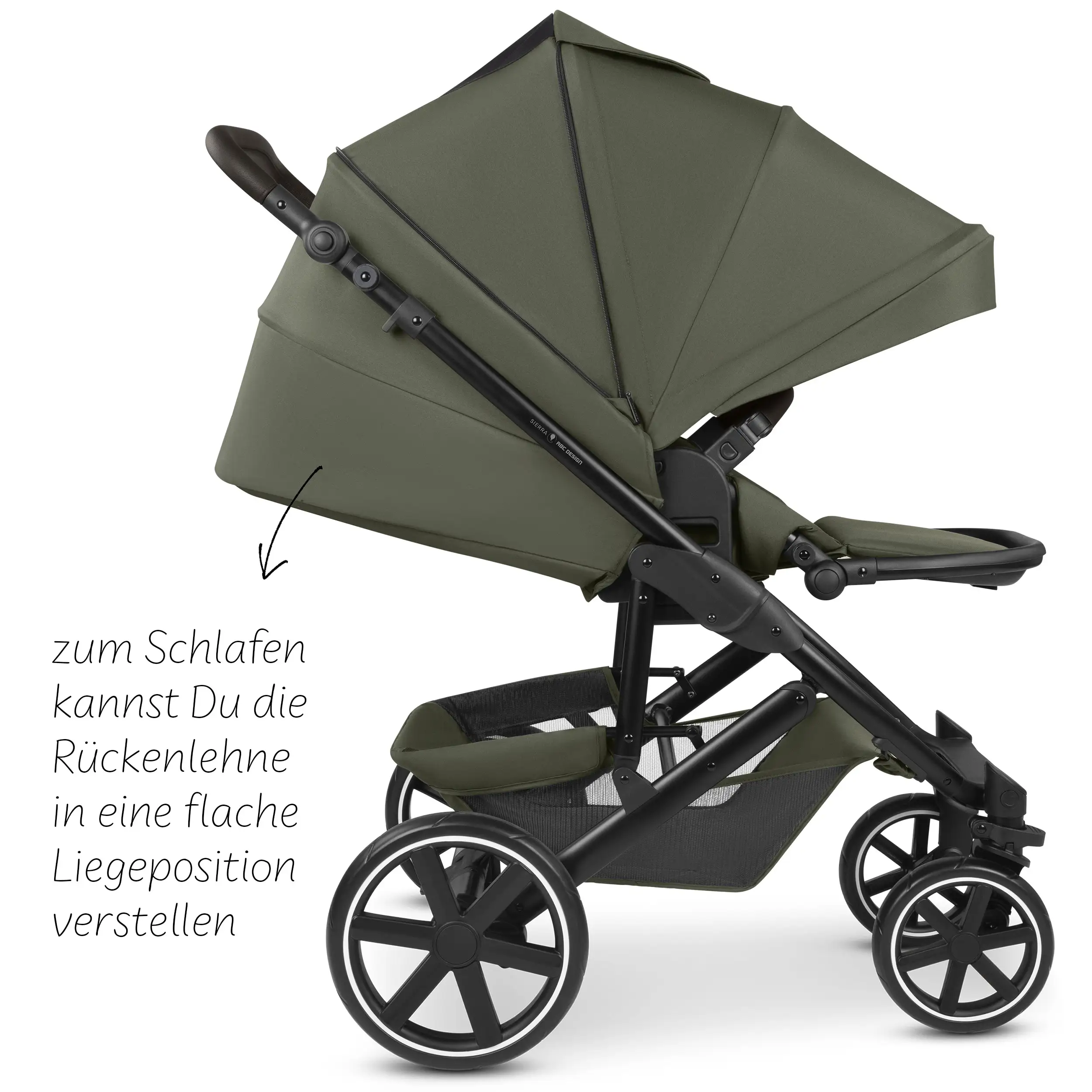 3in1-Kinderwagen-Set Sierra - Pea