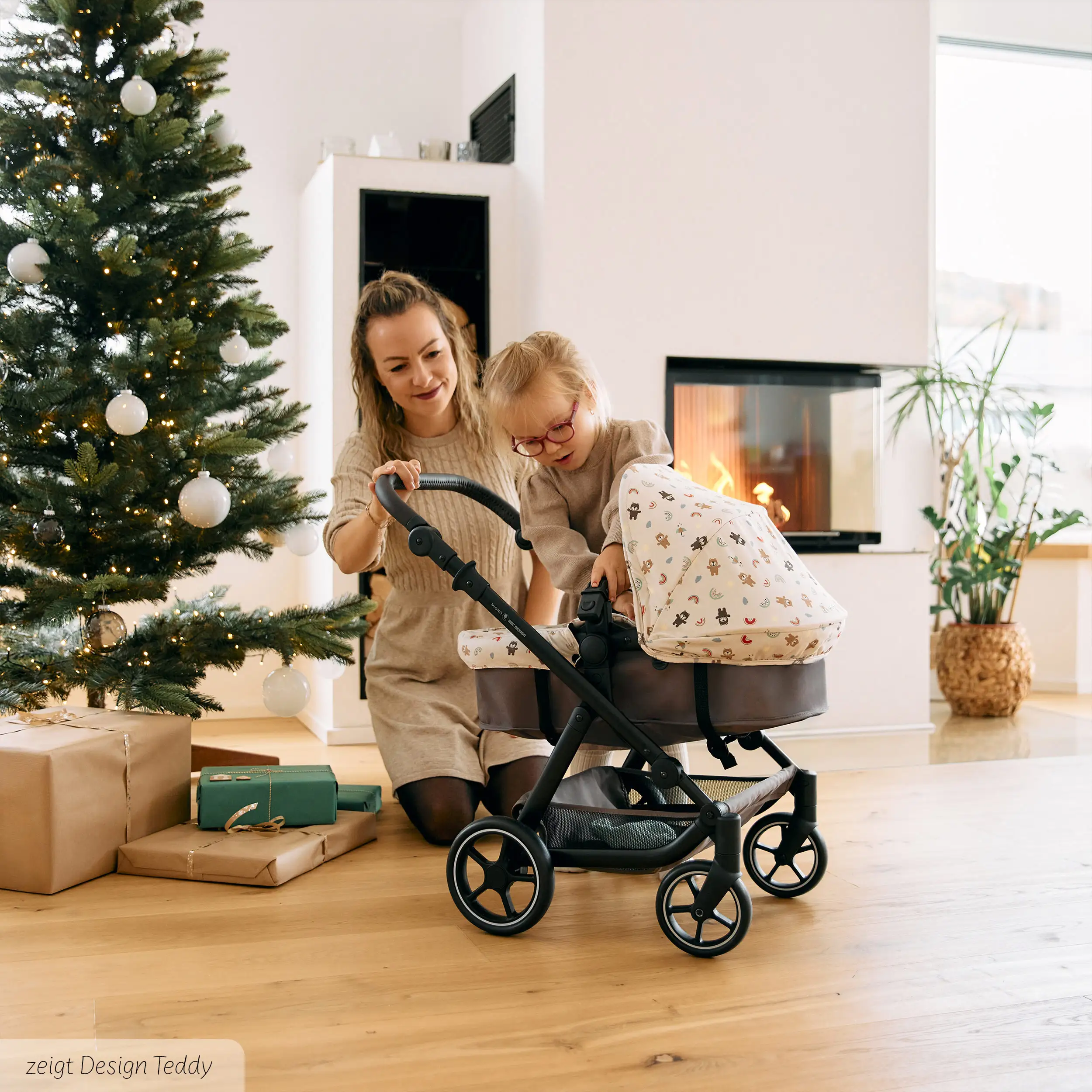 Puppenwagen Migno - Marron