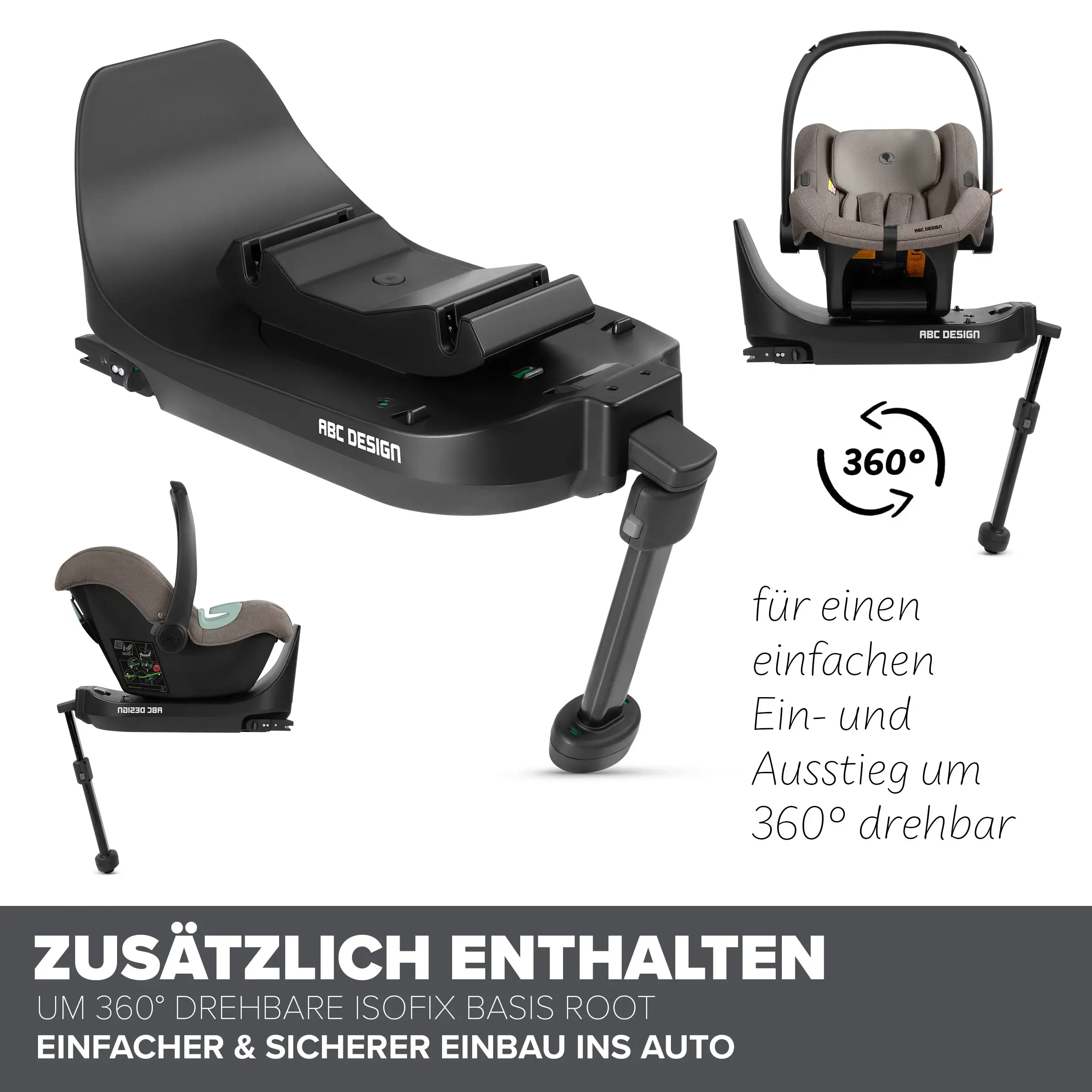 4in1 Kinderwagen Set Samba 2 inkl. Isofix Base - Nature 4in1 Kinderwagen Set Samba 2 inkl. Isofix Base - Nature