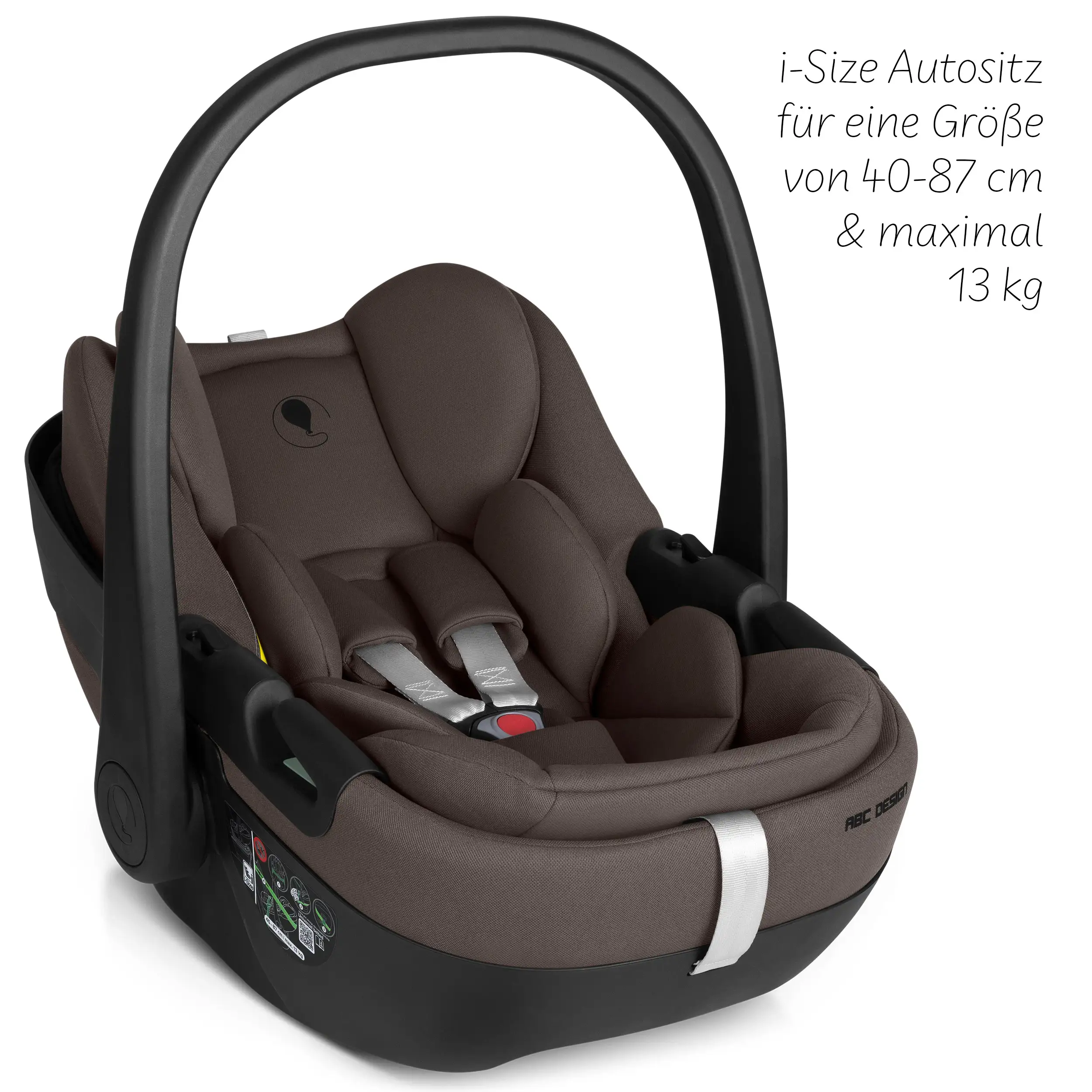 Babyschale mit Liegefunktion Calla i-Size - Espresso