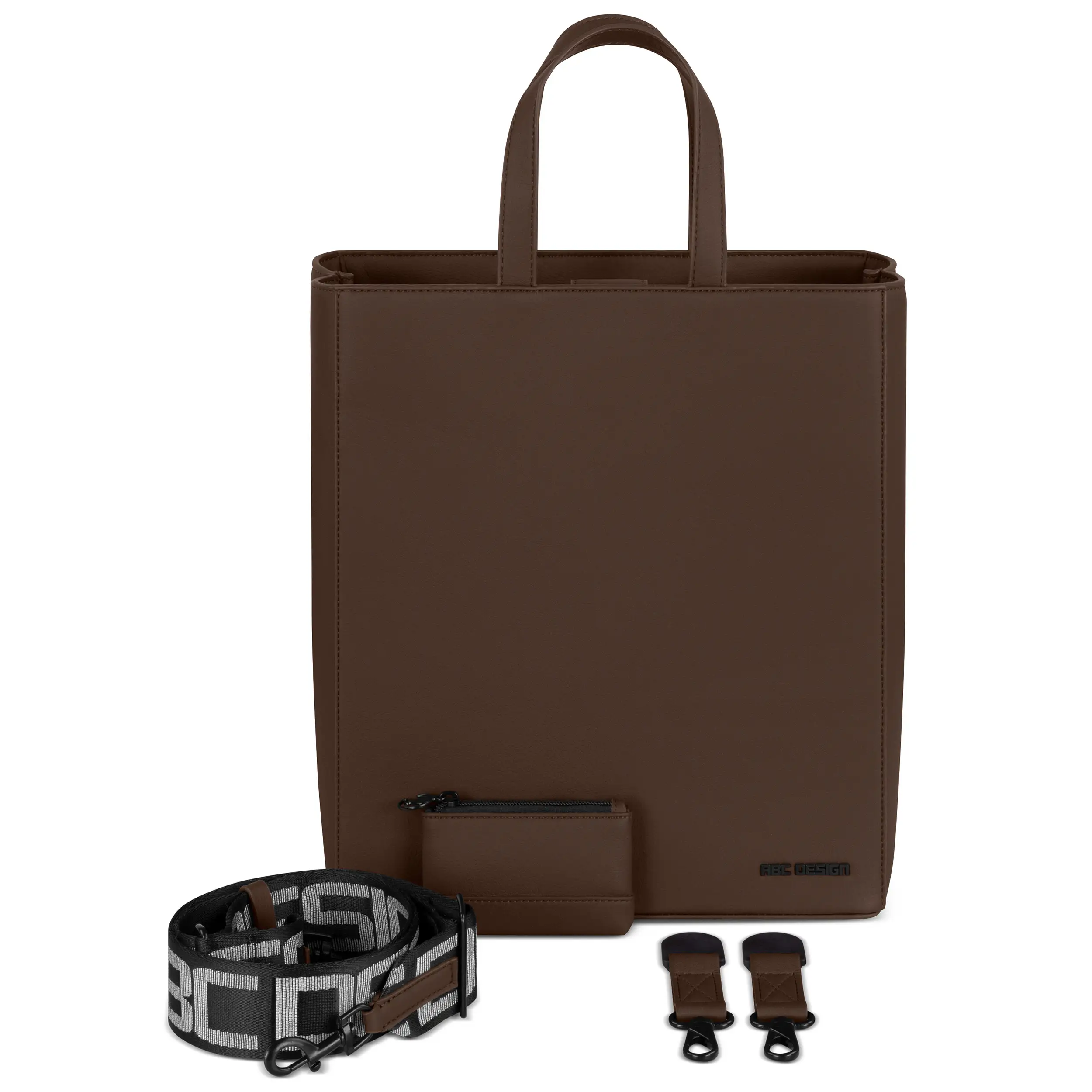 Carrier Bag Tote Bag Daily - Brown Carrier Bag Tote Bag Daily - Brown