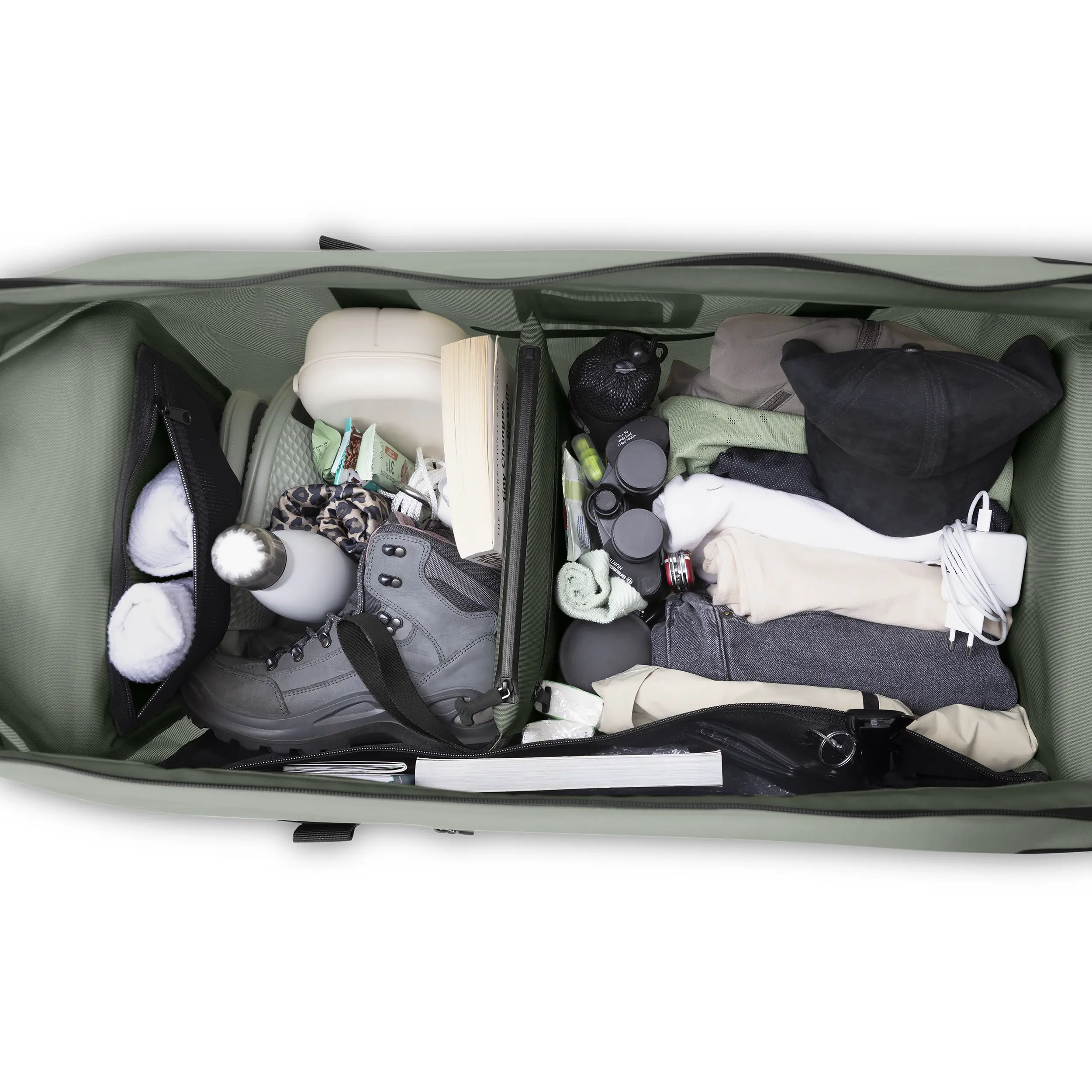 Reisetasche Locarno 60L für Alltag, Reisen & Profi Einsatz - Pine