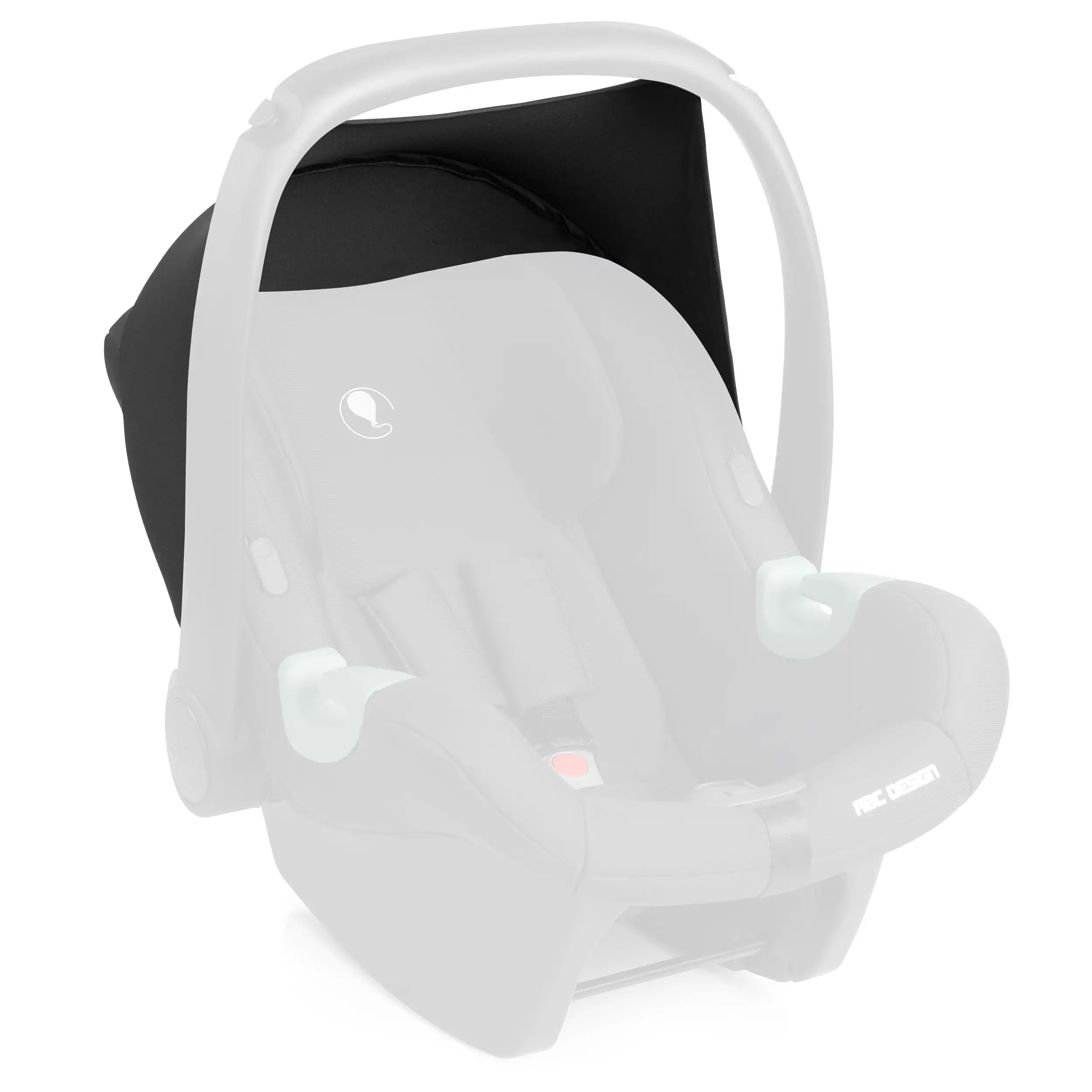 Pare-soleil de rechange pour coque auto Tulip - Black Pare-soleil de rechange pour coque auto Tulip - Black