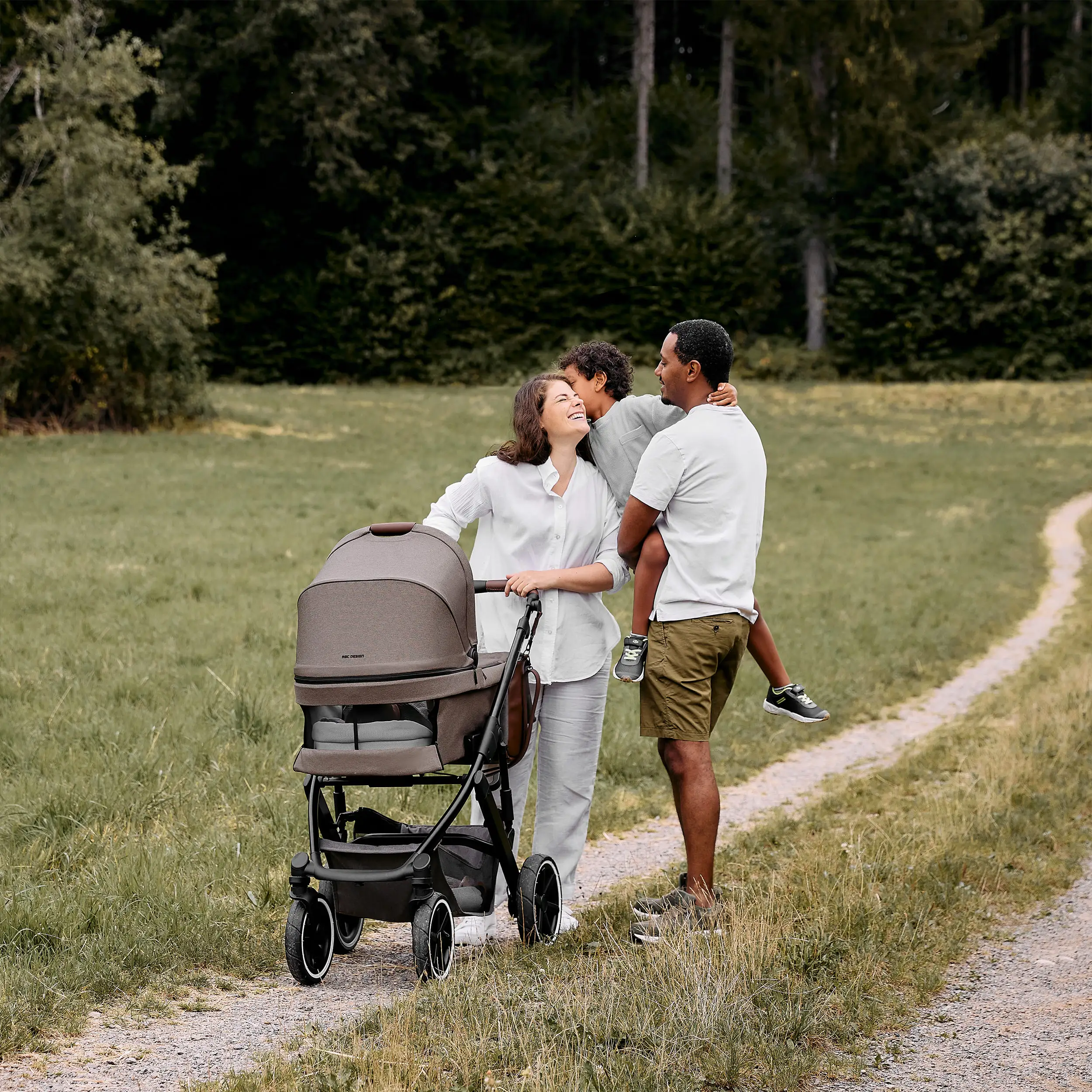 Kombi-Kinderwagen Salsa 5 Air  inkl. Wickeltasche Urban, Moskitonetz, Regenschutz - Nature