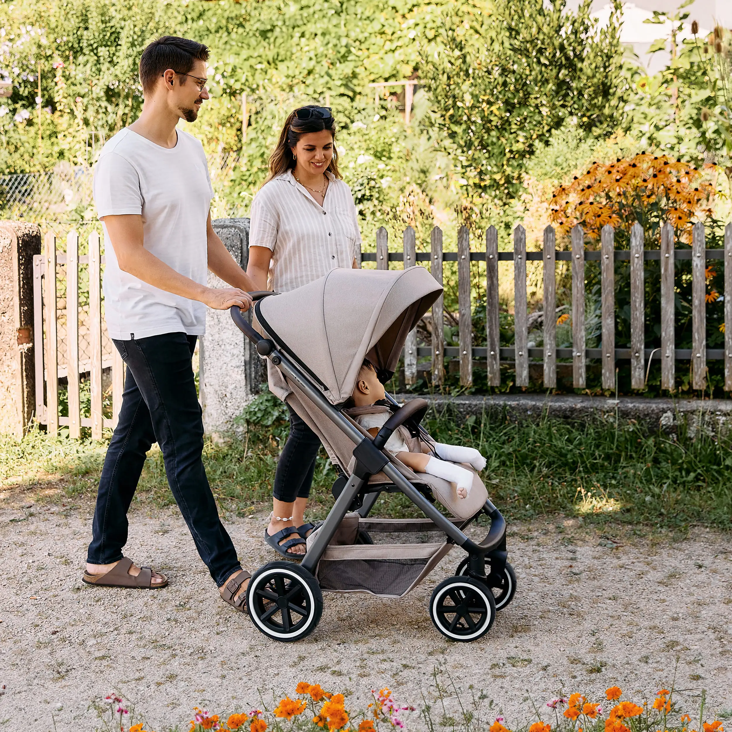 Poussette Avus 2 Air  avec pneus à air - Camel Poussette Avus 2 Air  avec pneus à air - Camel