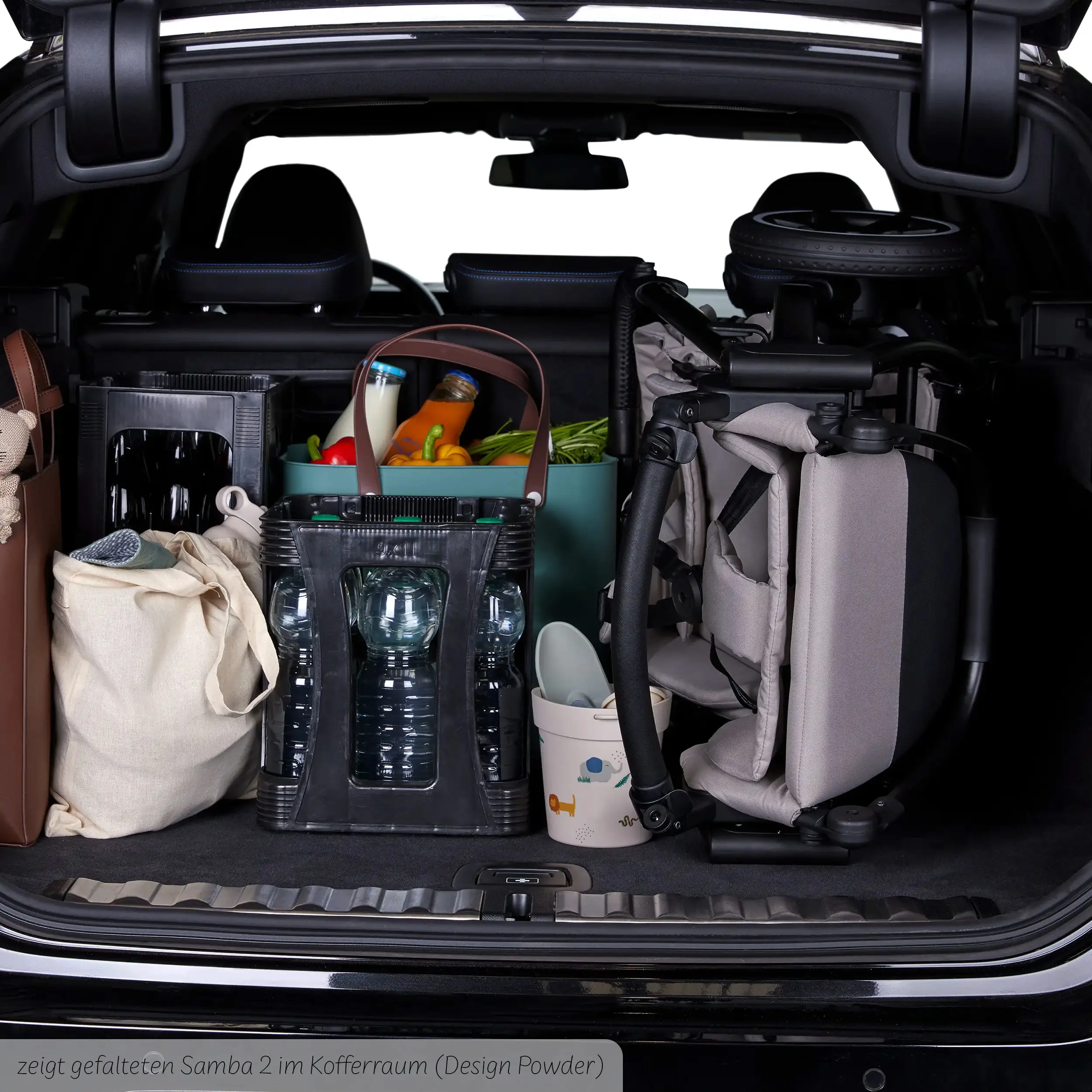 Travel-Set Samba 2 inkl. Autositz für Neugeborene - Camel