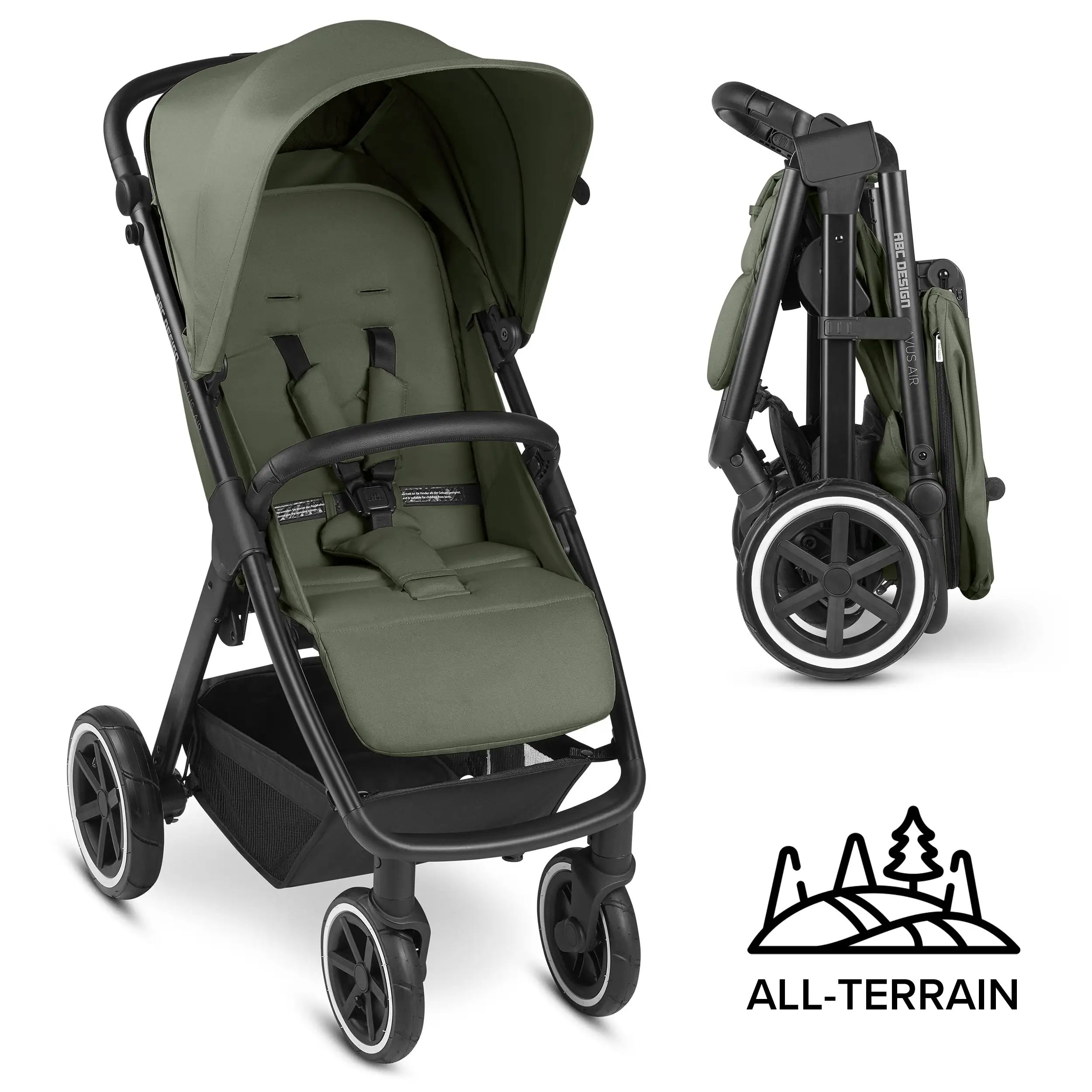 Stroller Avus Air | With Air Tires - Olive