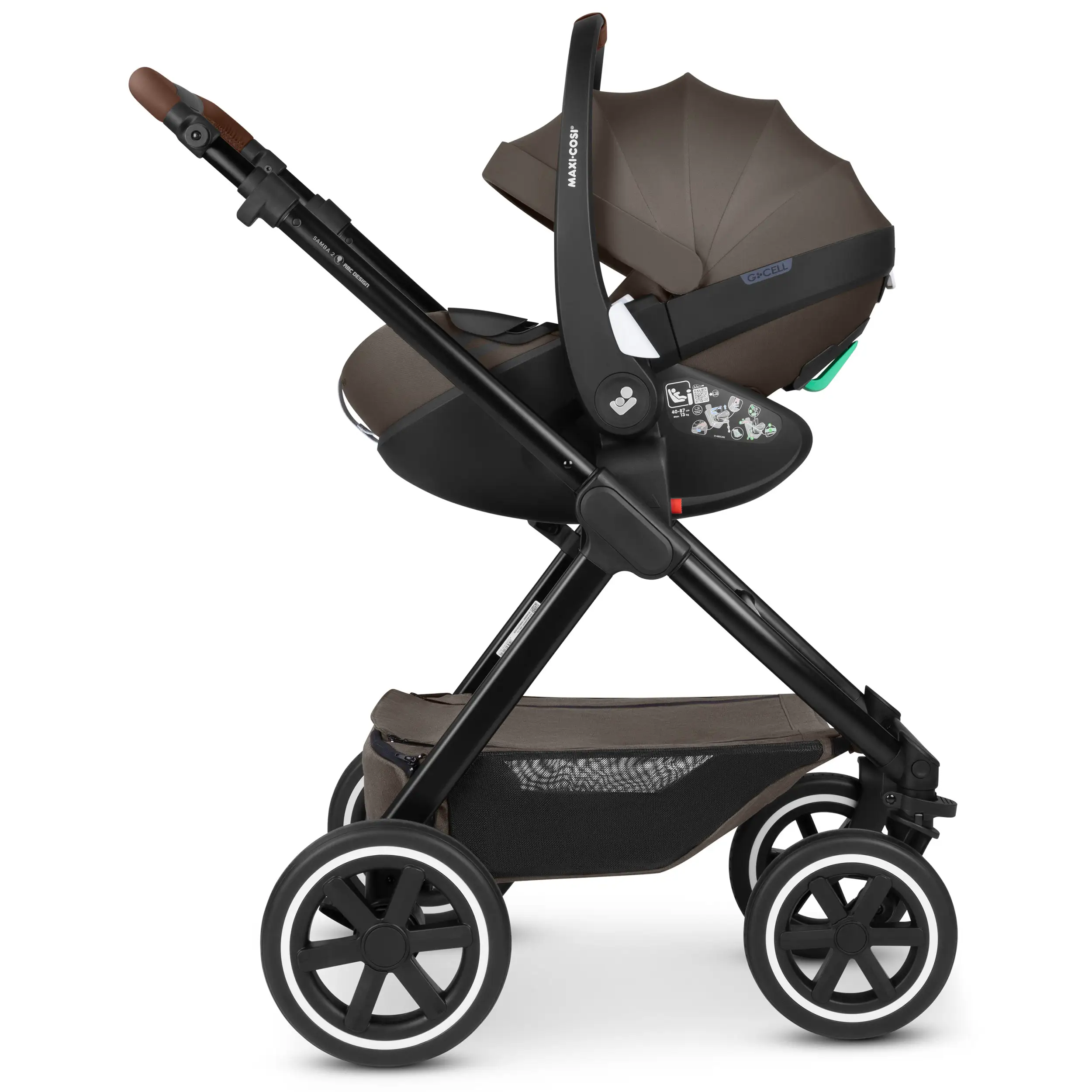 3in1 Kinderwagen-Set Samba 2 inkl. Babyschale Maxi Cosi Pebble 360 Pro 2 - Nature 3in1 Kinderwagen-Set Samba 2 inkl. Babyschale Maxi Cosi Pebble 360 Pro 2 - Nature