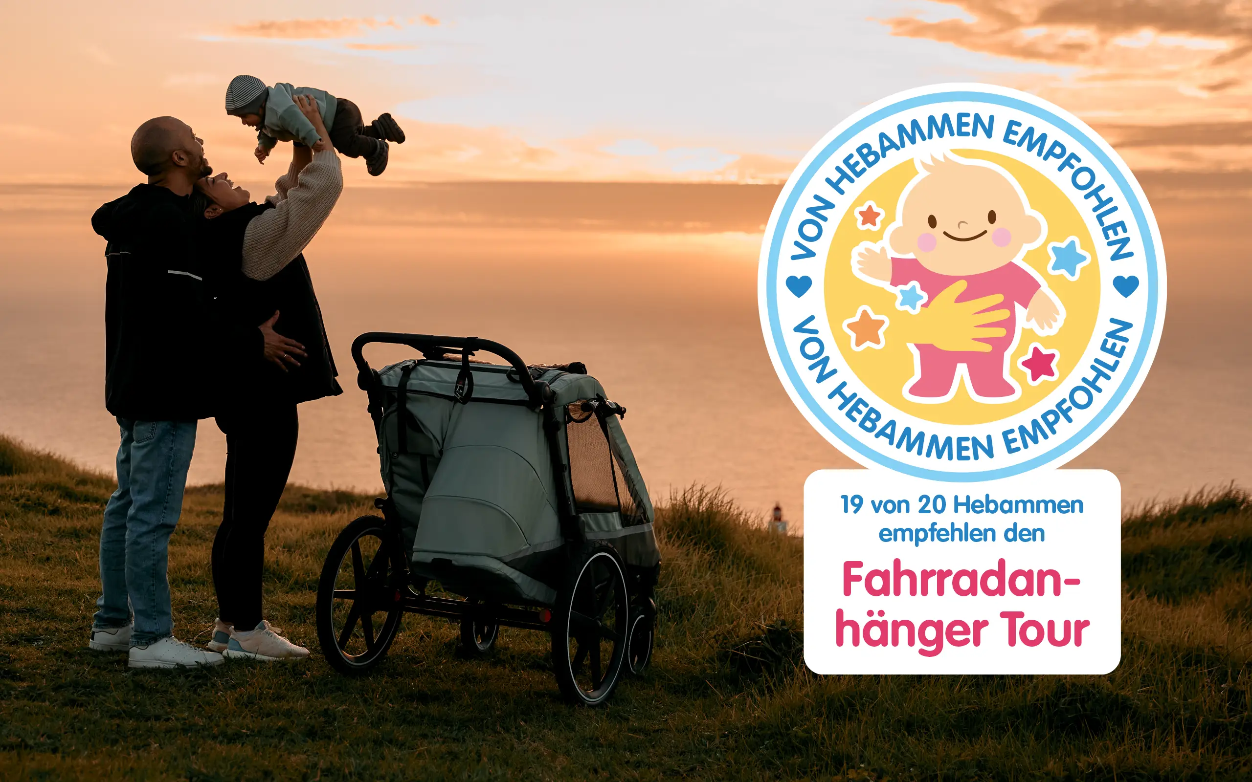 Von Hebammen empfohlen: Der ABC Design Fahrradanhänger Tour