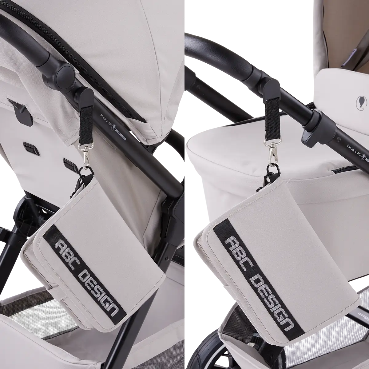 Convient aux poussettes et landaus ABC Design