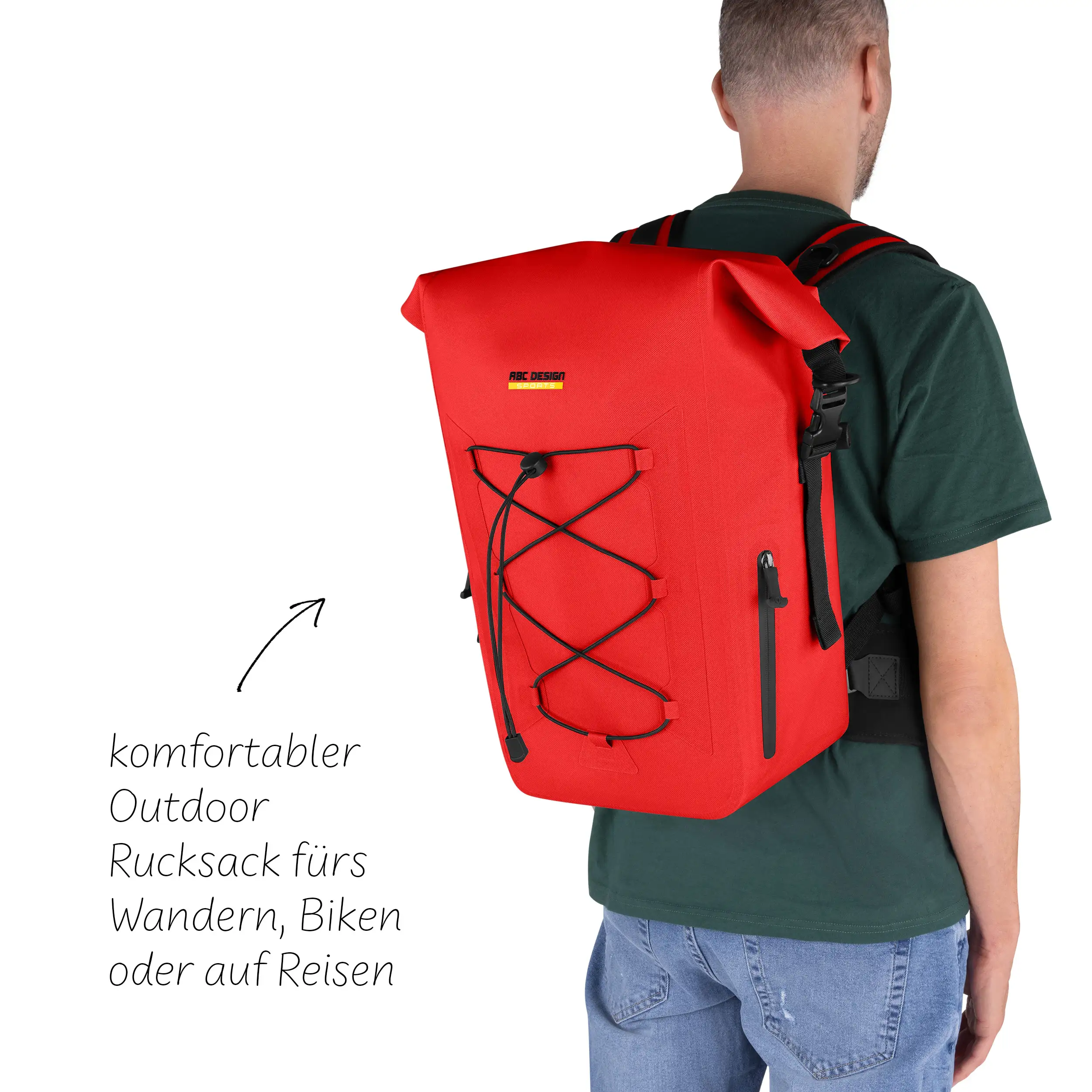 Premium Outdoor-Rucksack Lausanne 20L für Stadt & Natur - Mango