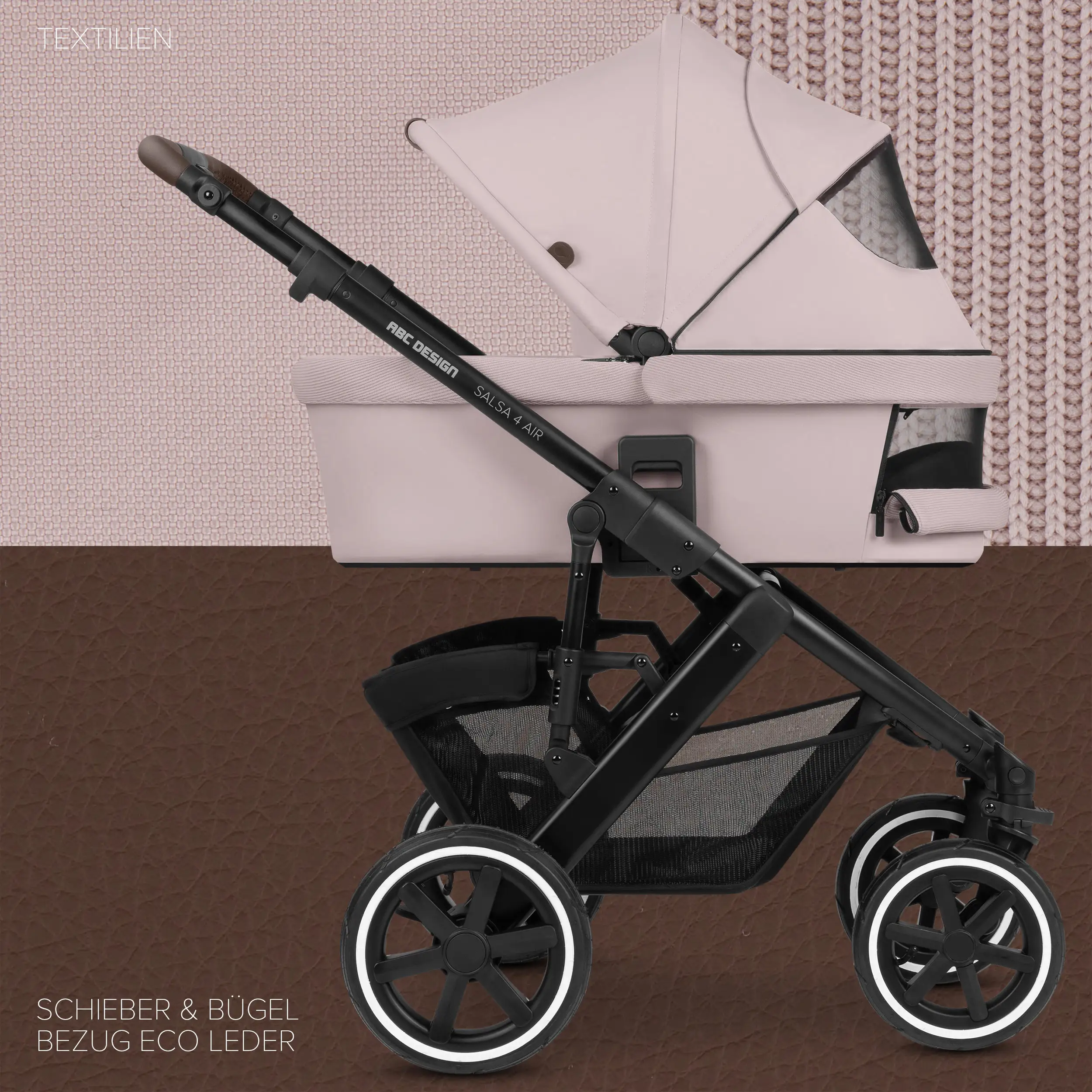 Kombi-Kinderwagen Salsa 4 Air - Berry