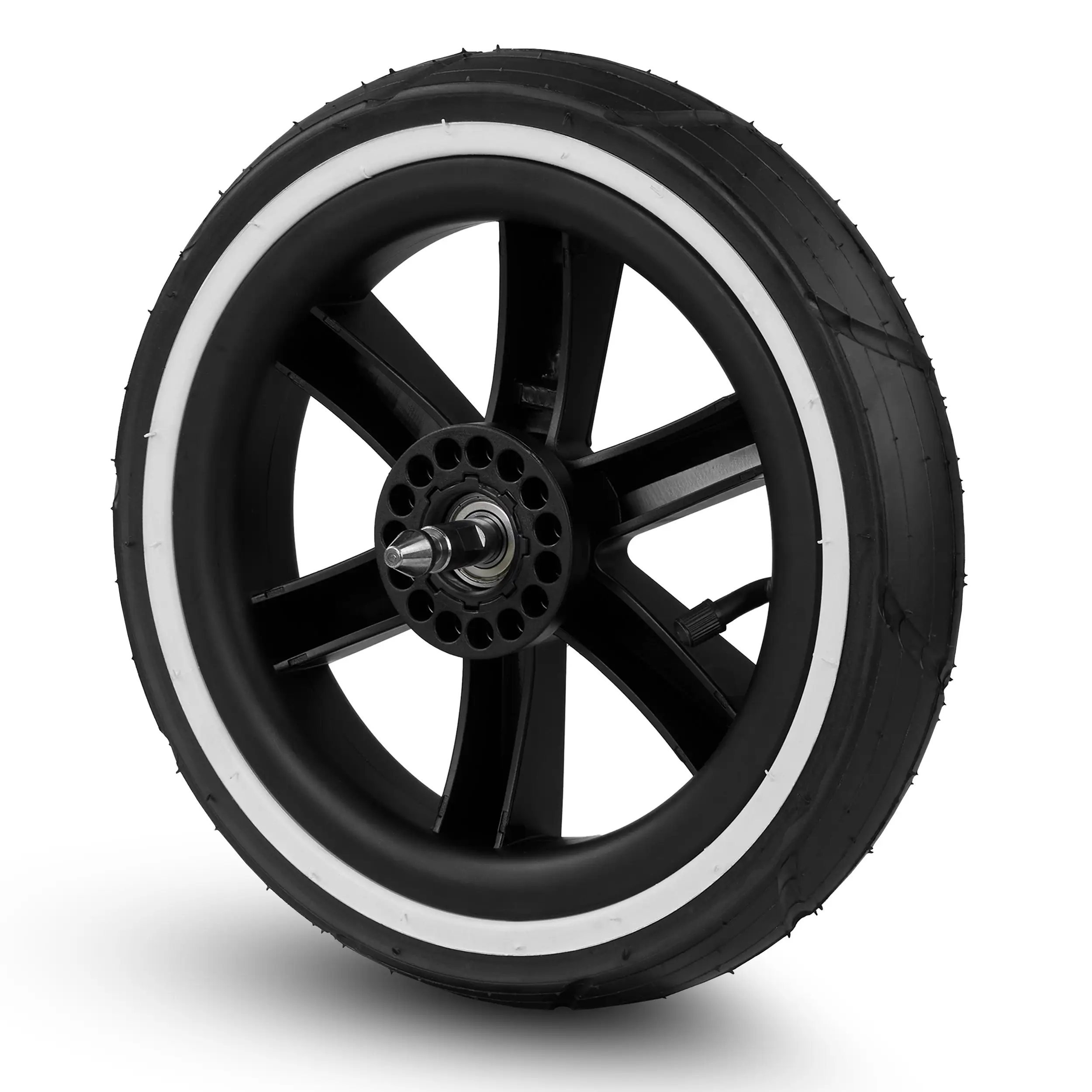 Rear wheel for Salsa 5 Air / Salsa 4 Air - Air wheels Black / White Wall Rear wheel for Salsa 5 Air / Salsa 4 Air - Air wheels Black / White Wall